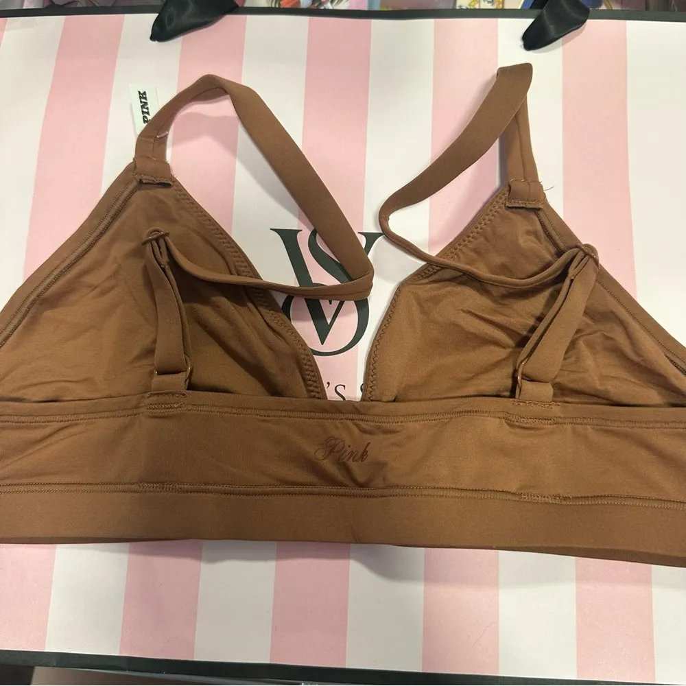 Victoria’s Secret PINK Powder Puff Cotton Triangle Bralette - Image 6