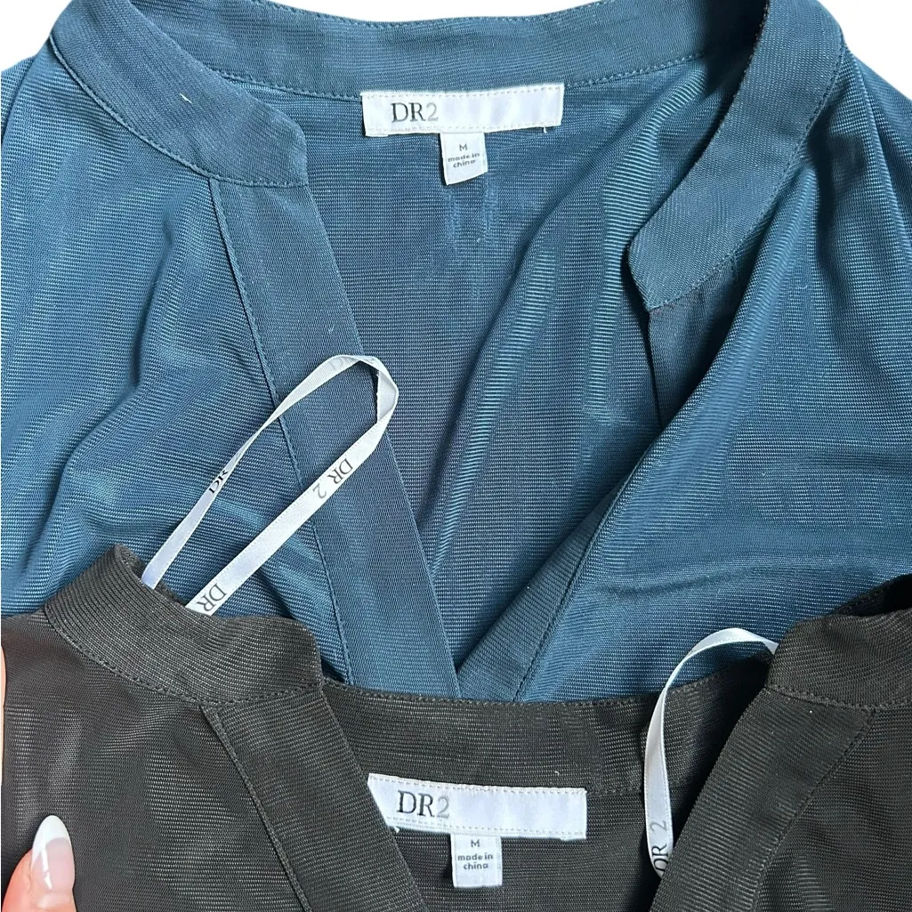 DR2 Blue and Black Sheer Shirt Bundle Medium - Image 2