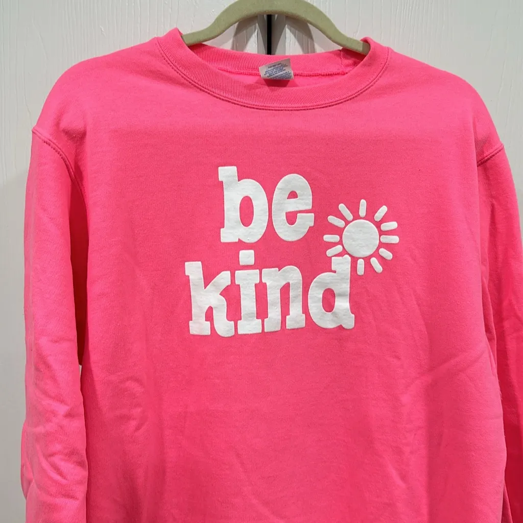 Be kind fleece sweater Size M - Image 3