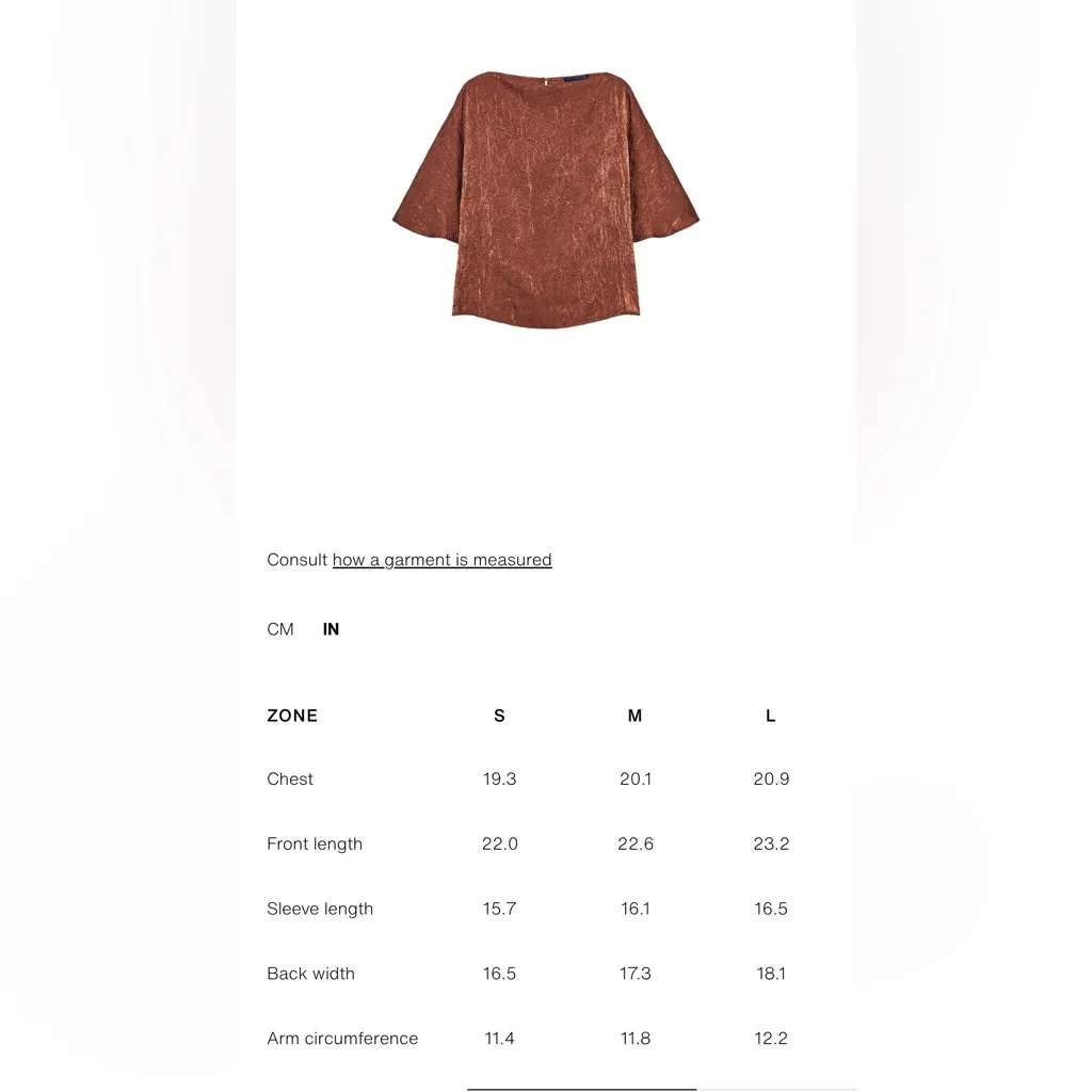Zara NWT 2 piece matching co-ord SET textured burnt orange rust top & midi skirt - Image 2