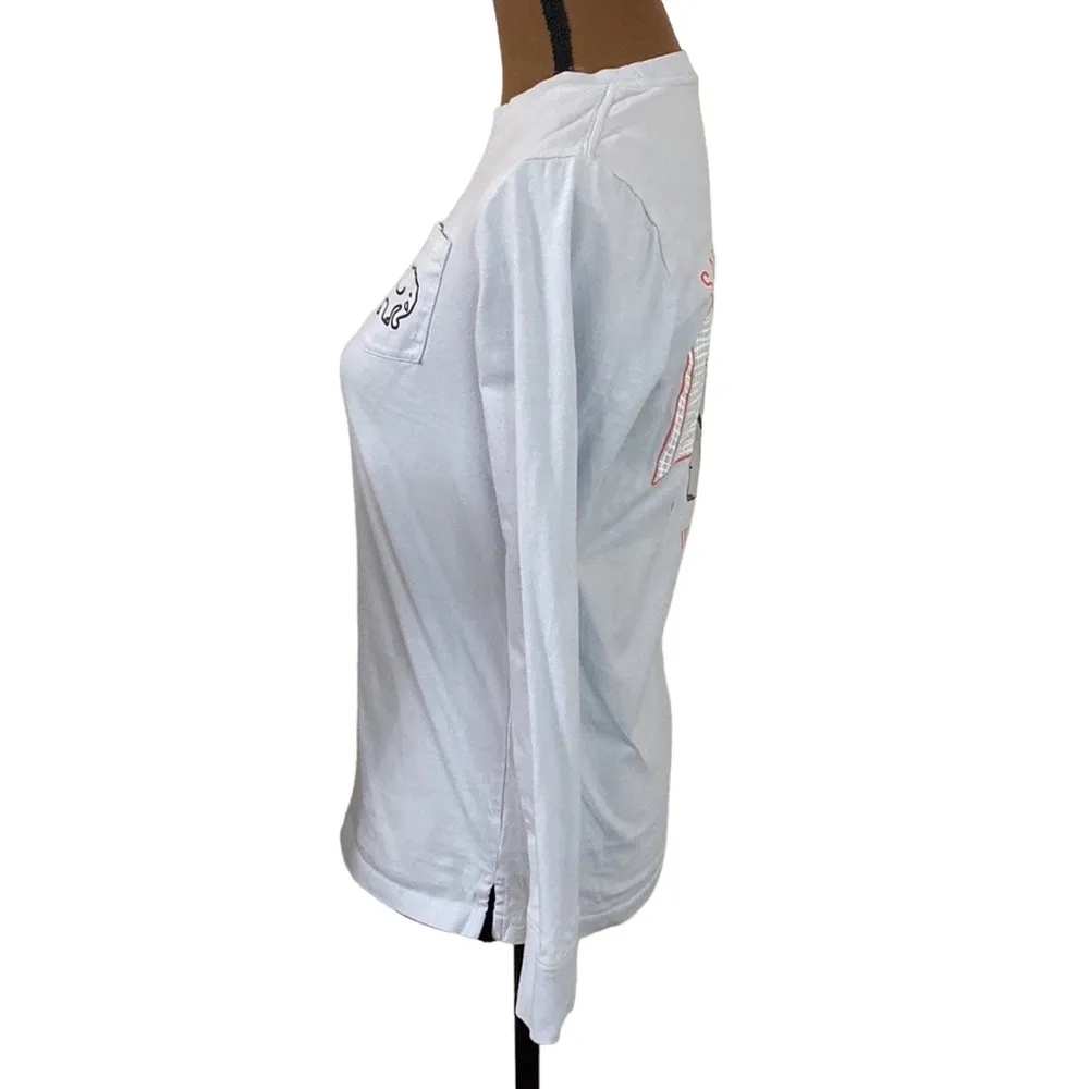 Ivory Ella Save the Elephants Soccer graphic long sleeve organic cotton t-shirt - Image 3