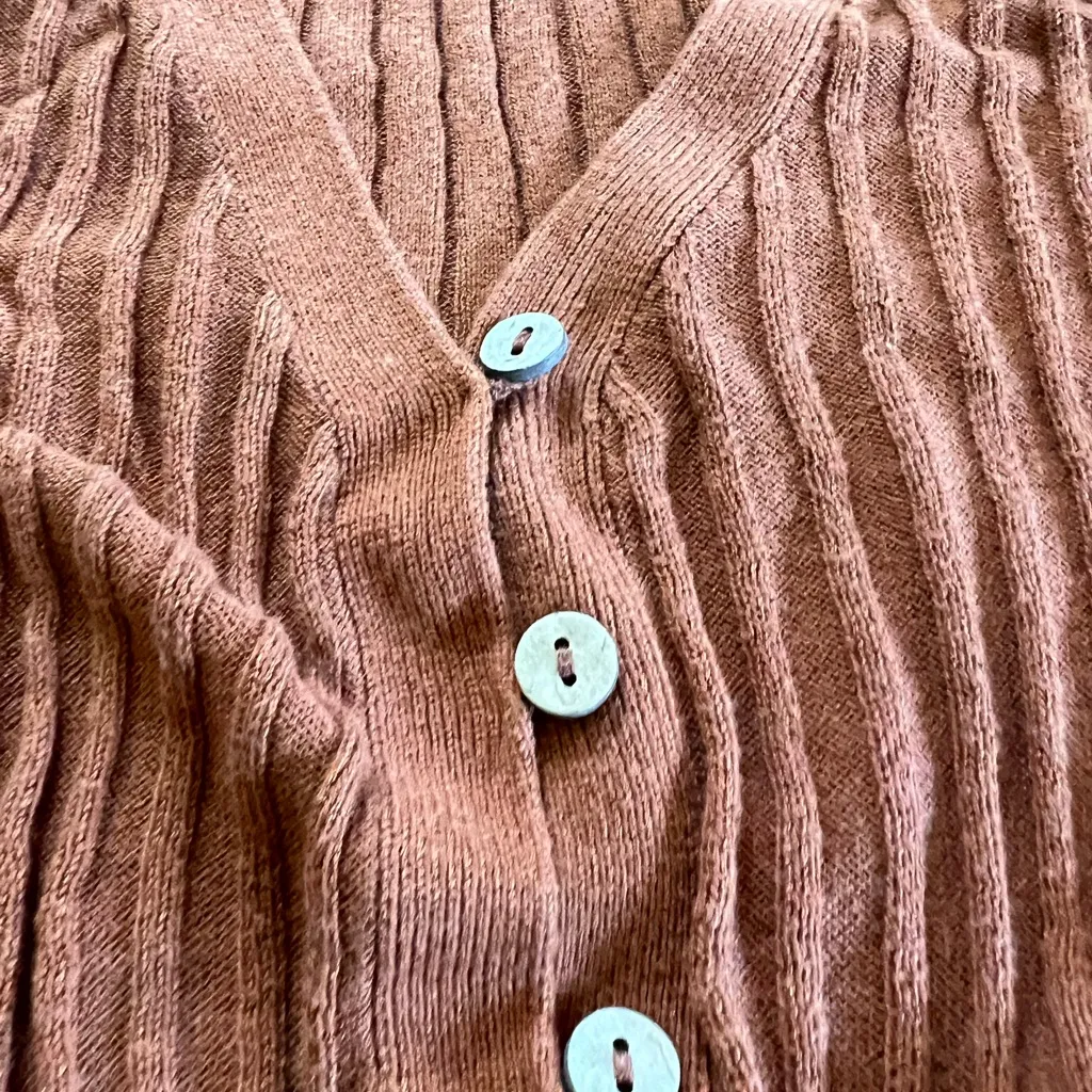 Free People Intimately pullover brown ribbed stretch knit vest Size XS - Image 3