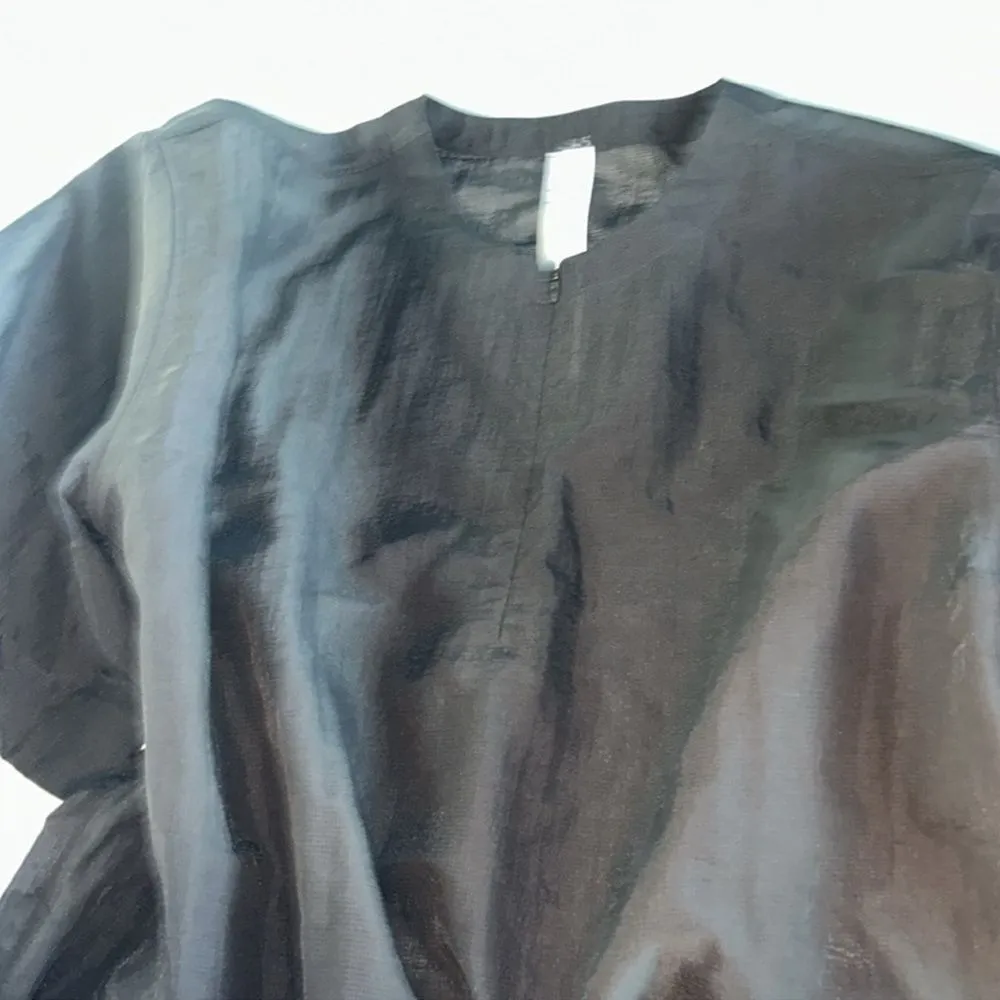 Lululemon Black Clear Intention Shirt Size 4 - Image 4