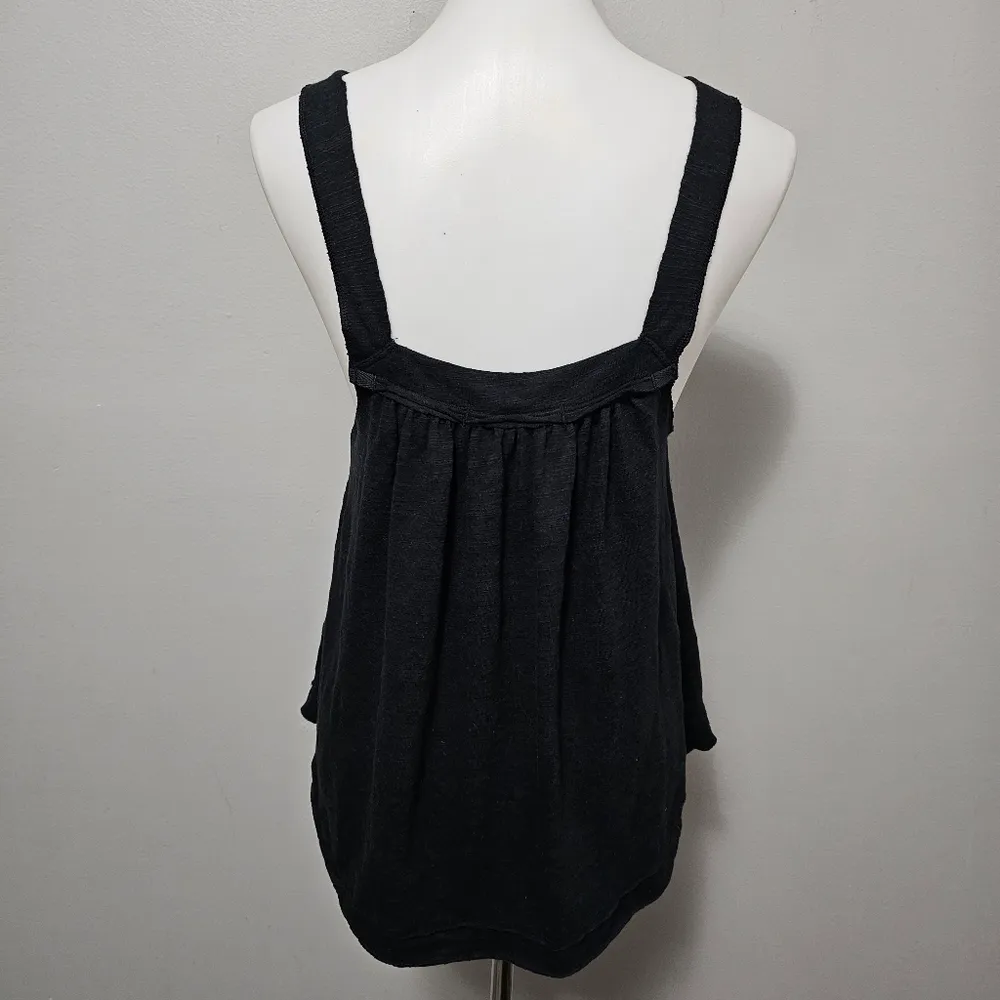 We The Free Good For You Black Ringspun Square-Neck Tank Top Size Small - Image 5