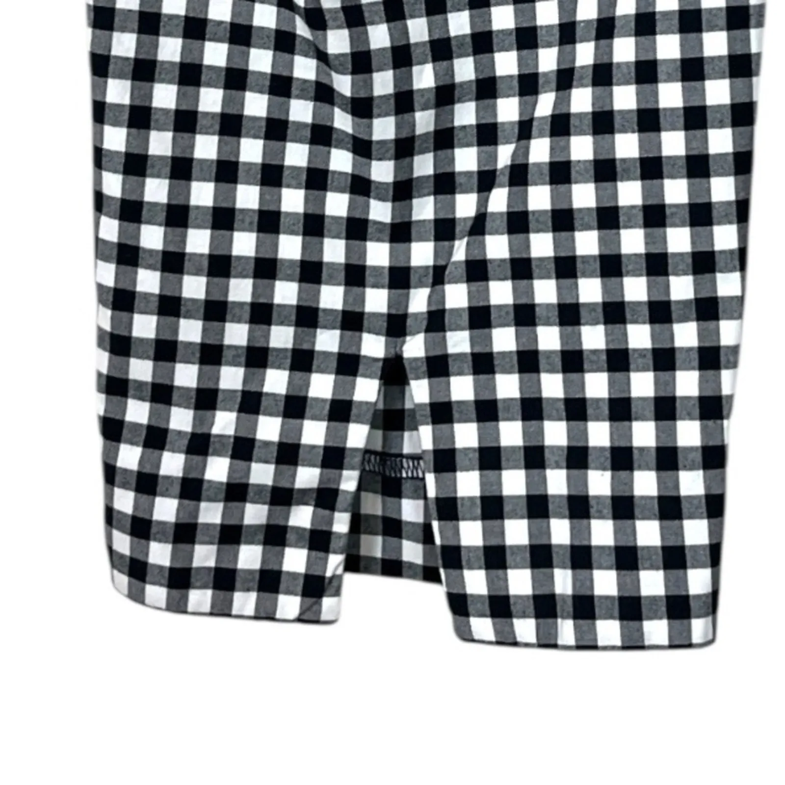 Talbots Pants Chatham Ankle Mid Rise Black White Gingham Women’s Plus Size 18 - Image 8