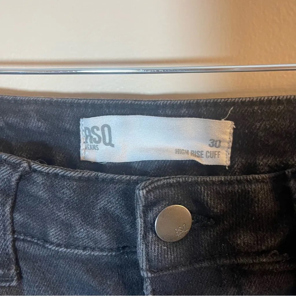 RSQ Dark Wash Jean Shorts - Image 2