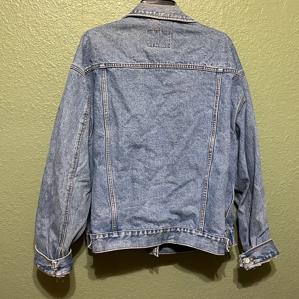 Vintage Old Navy Denim Jean Jacket 90s Y2K Unisex XL - Image 7