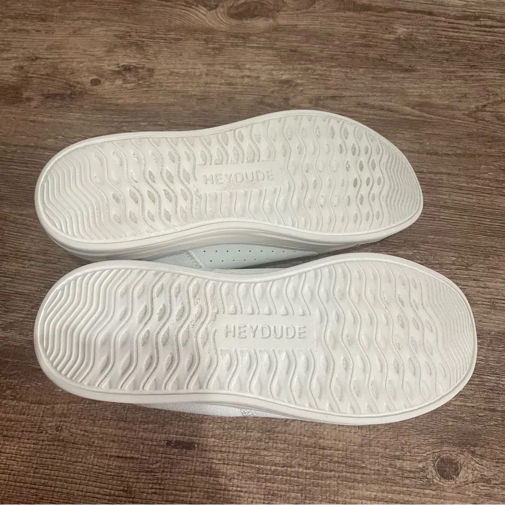 Hey Dude Karina Coconut White Shoes Size 7 - Image 6