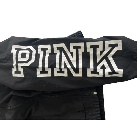 Victoria Secret PINK Black Cropped Jacket‎ NEW Size M - Image 3