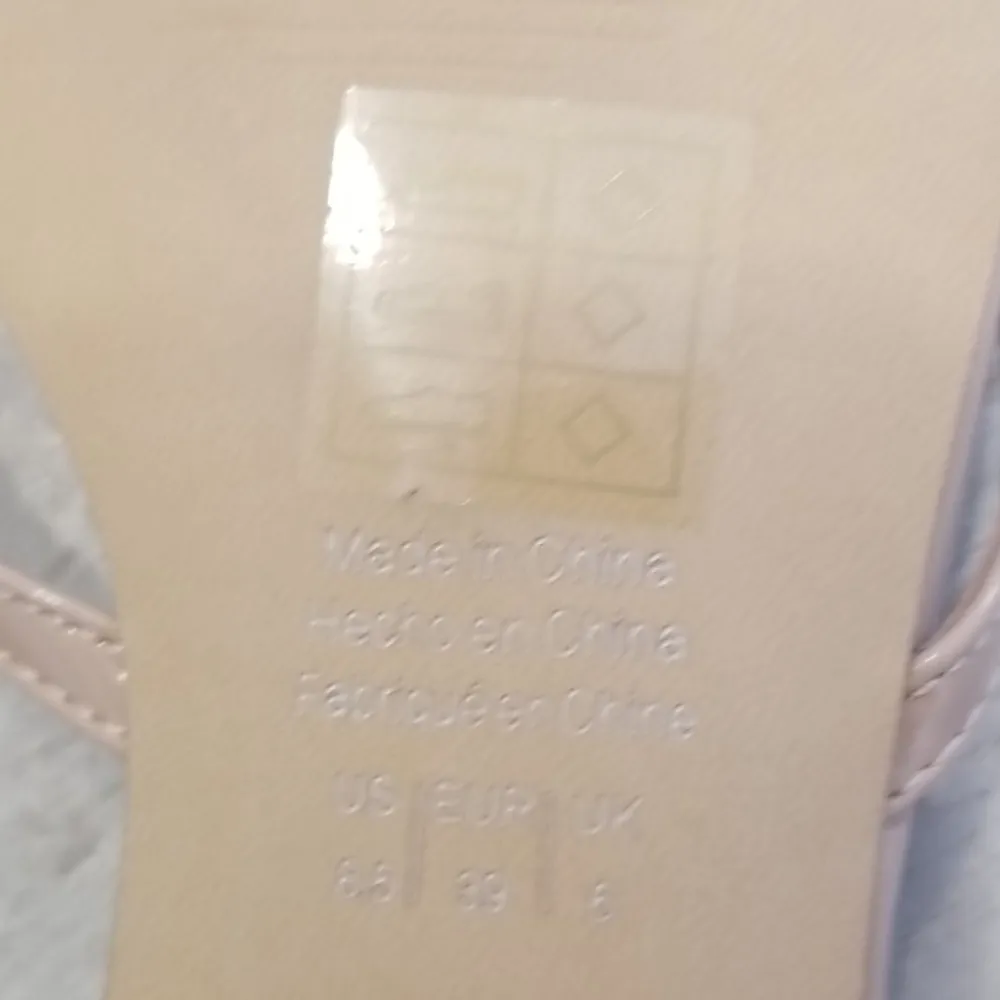 💕WHO WHAT WEAR💕 Ericka Square Toe Sandal Nude - Image 10