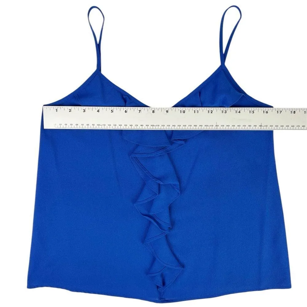 Paper Crane Bright Blue Spaghetti Strap Tank Top Small - Image 4