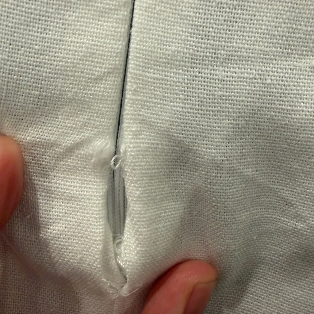 NWT Princess Polly The Villa White Long Sleeve Mini Dress Size 4 FLAW Old Money - Image 11