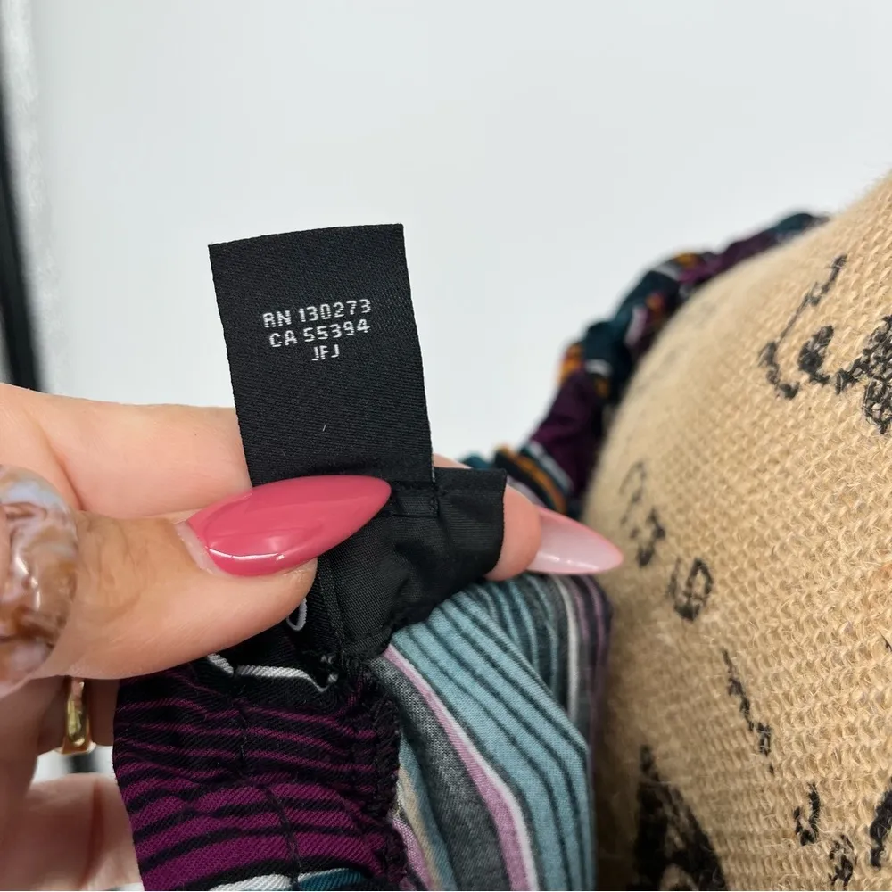 Wrangler Retro Hi‎ Low Ruffle Dress Western Aztec Country Size Medium Purple - Image 4