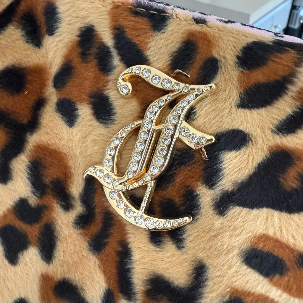 Juicy couture Leopard cheetah make up bag - Image 2