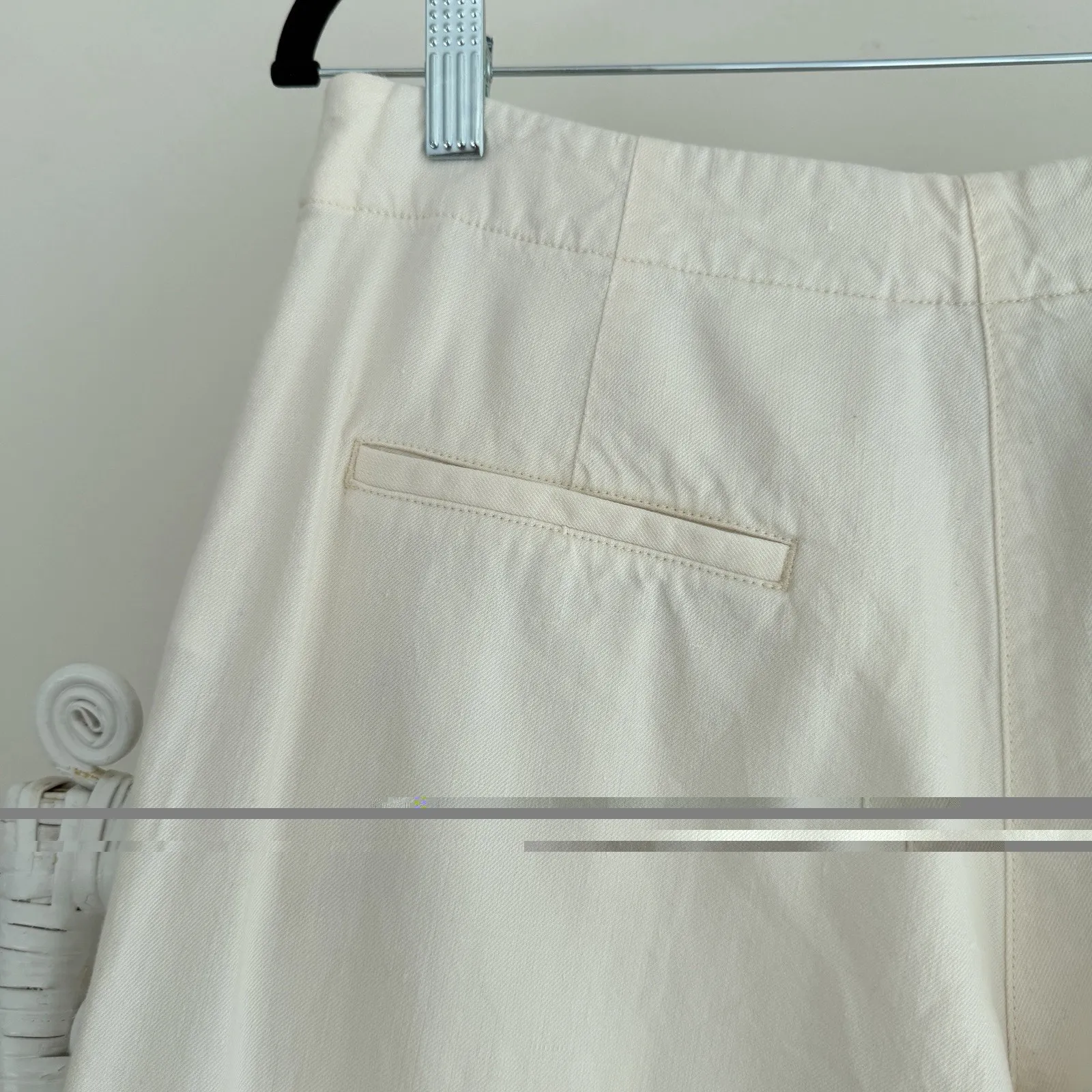 TWP Pants Womens 6 Demie Linen Cotton Blend Wide Leg Made in USA - Image 7