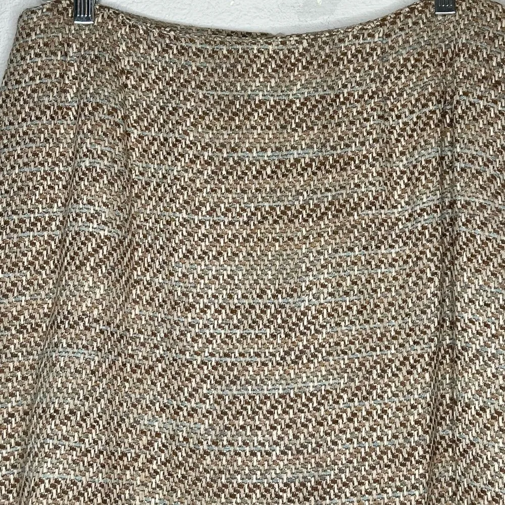 Vintage‎ Gallant Silk Skirt Set Tan Size undefined - Image 5