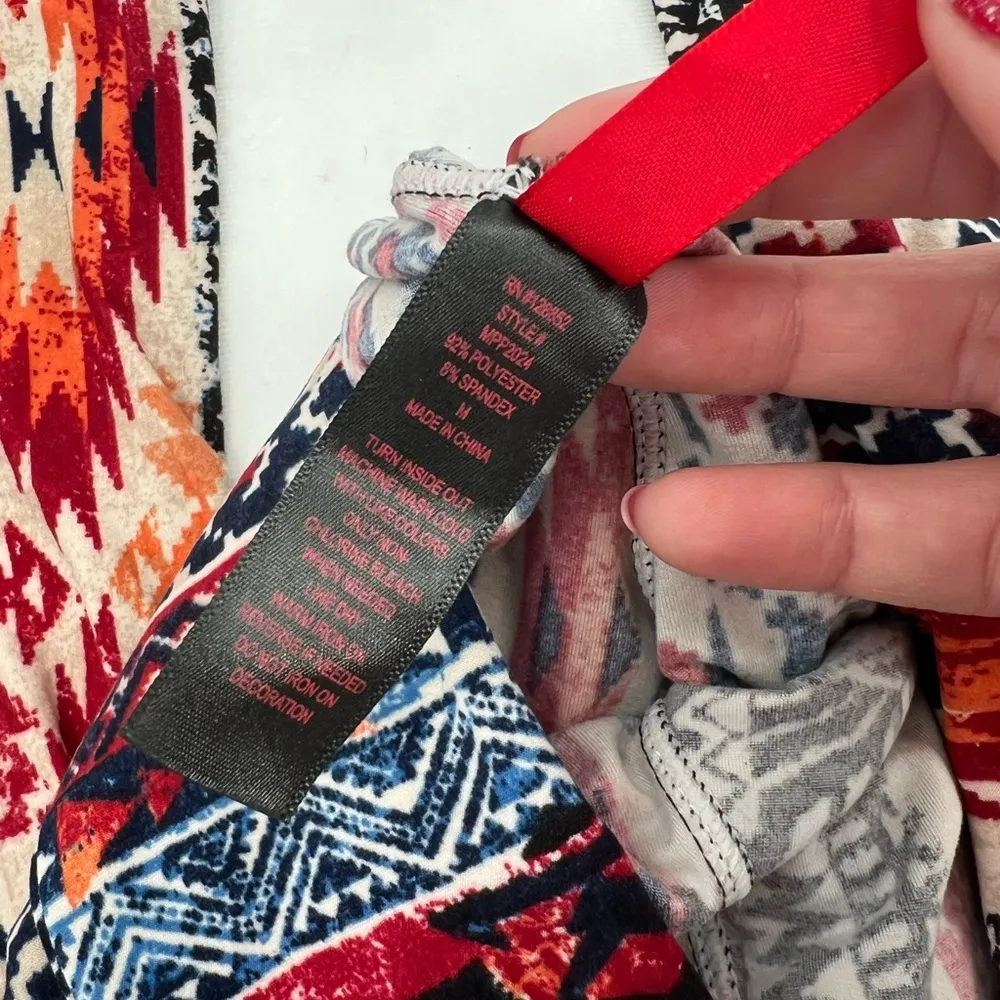 Hot Kiss Geometric Boho Flares M - Image 4