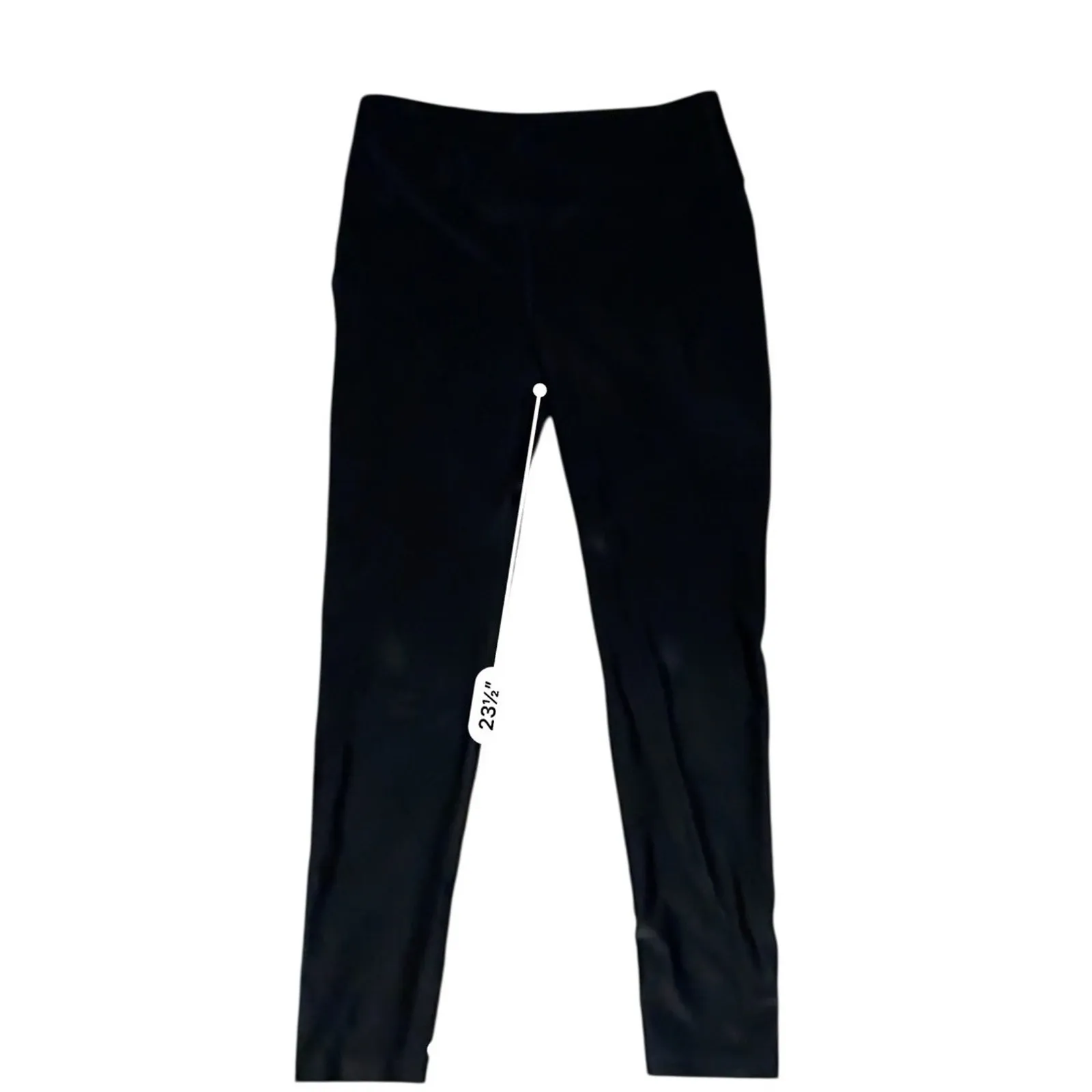 Noli Yoga Legging Womens Sz medium Black Liquid Gloss Workout Ankle gym - Image 8