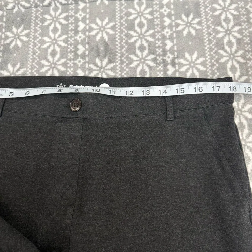 Betabrand Women's‎ Classic Bootcut Dress Yoga Pants Gray XL Stretch W0104-CL - Image 7