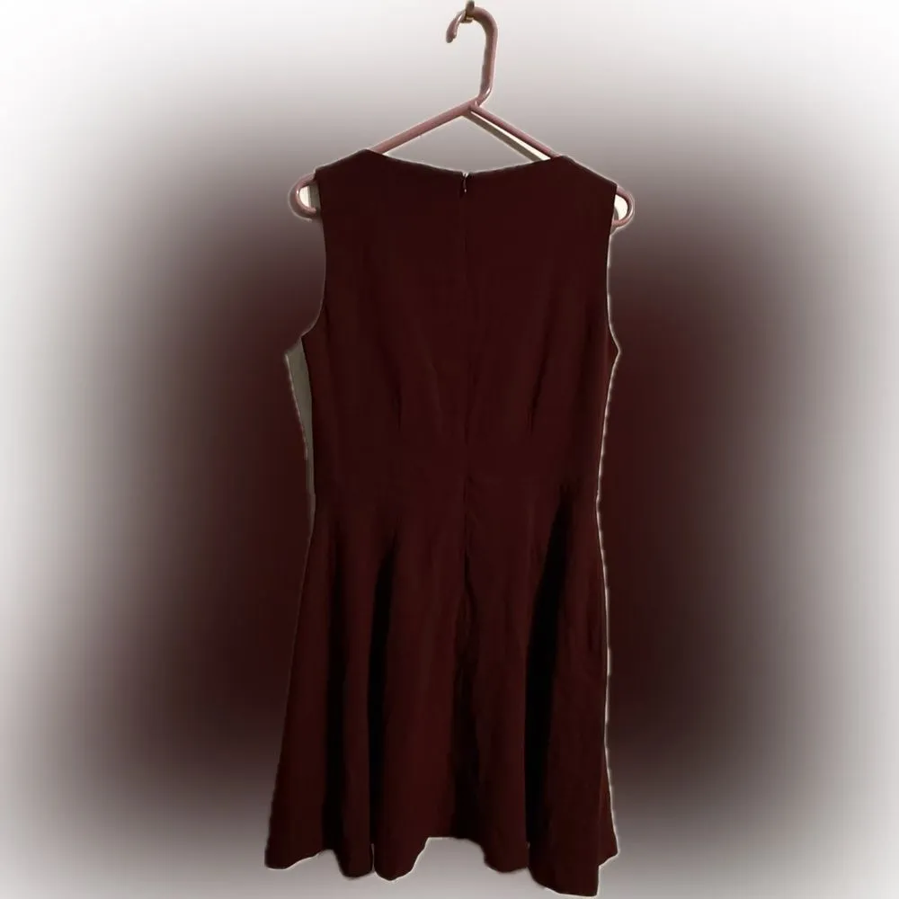 Elegant Red Sleeveless A - Image 3