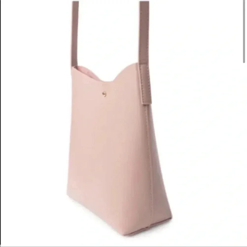 Samara Blush Light Pink Small Shoulder Bag New - Image 12
