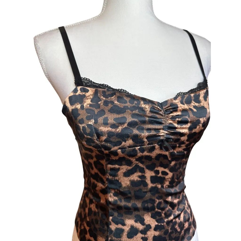 LIONESS Enigmatic Cami in Leopard X-Small Womens Sleeveless Tank Top - Image 6