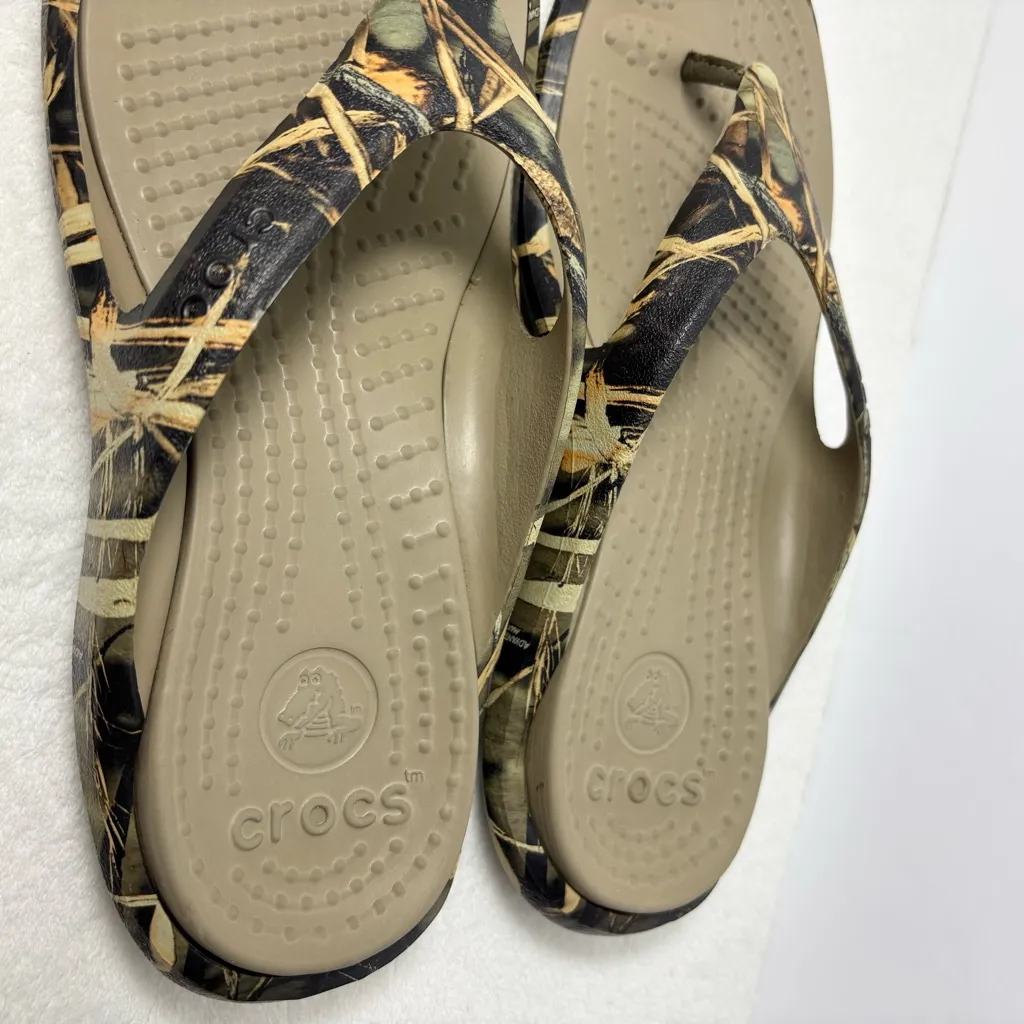 Crocs‎ Sport MODI Realtree Camo Flip-Flop  
Thong Sandals Men's 7 /Women's 9 - Image 5