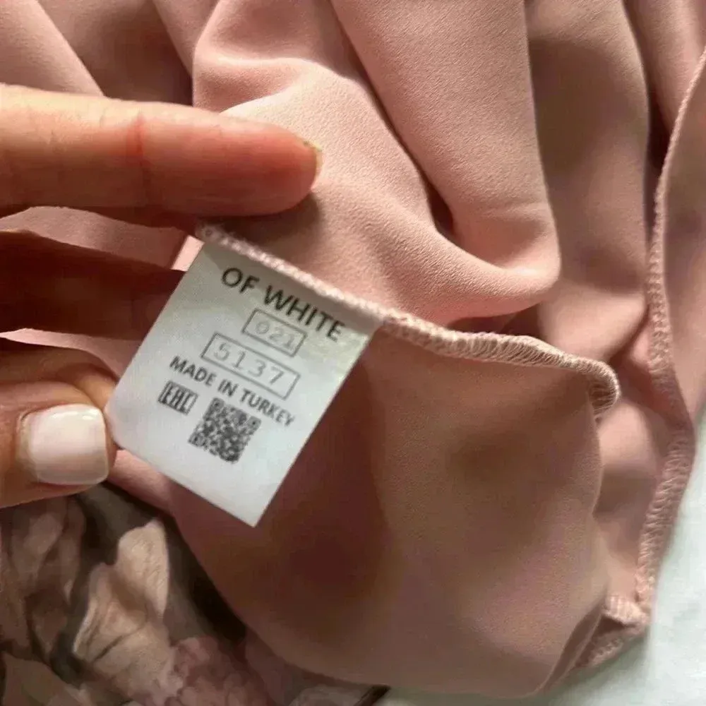 W of white dress size small floral dress - Image 9