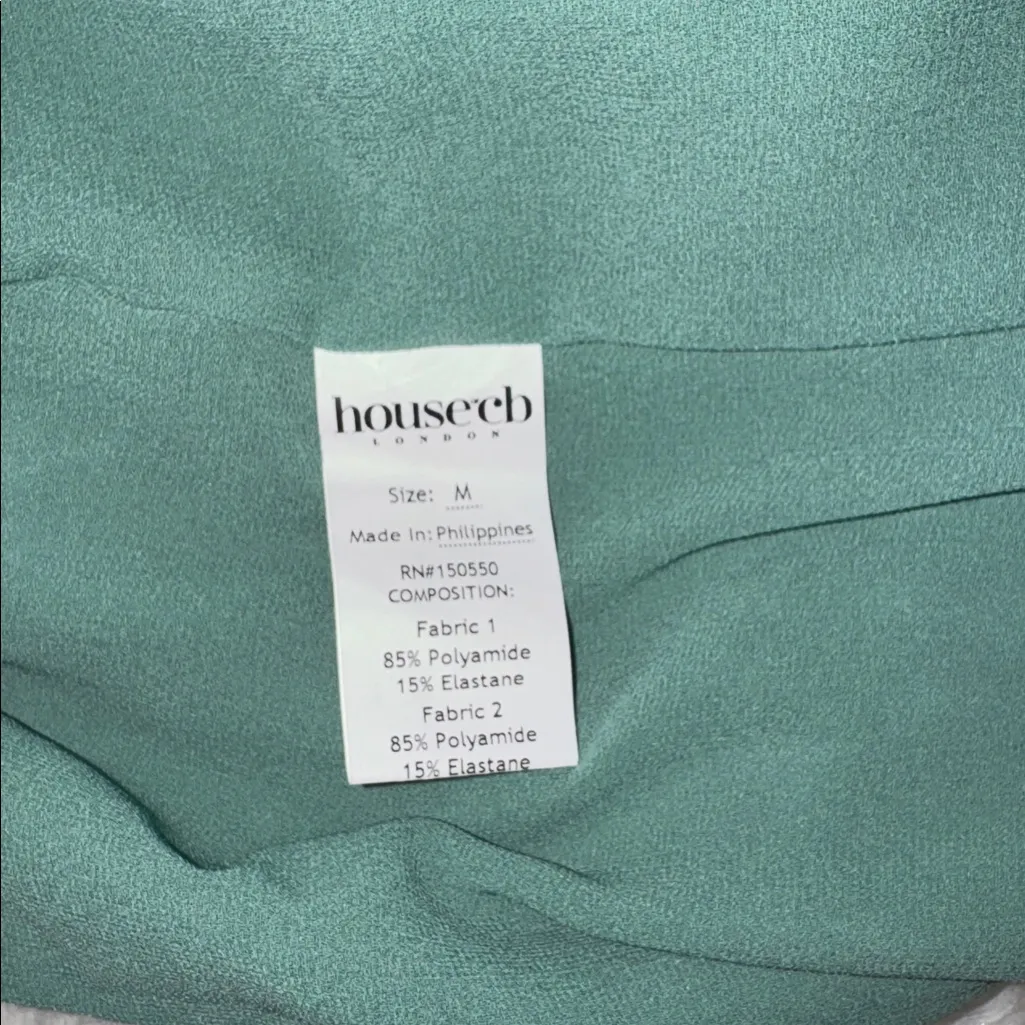 NEW House of CB Antonina Mermaid Feld Spar Green Gown Sz M - Image 7