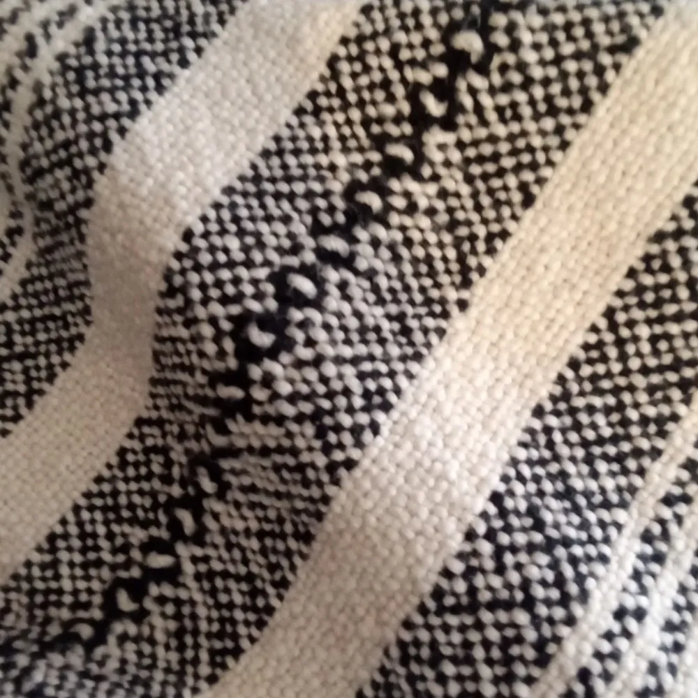 Eileen Fisher System Striped Woven Fringe Sweater Organic Cotton Womens XL - Image 8