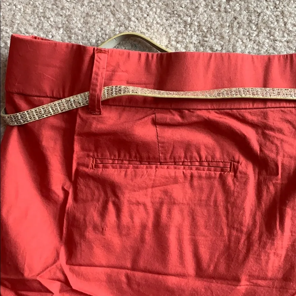 Apt. 9 burnt orange cuffed shorts w/belt size 24W - Image 6