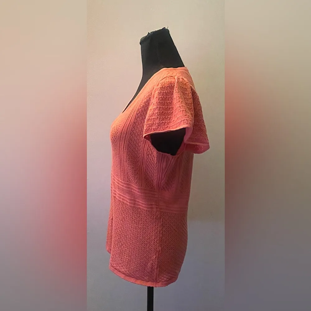 Torrid- Everyday Soft Pullover Pointelle Sweater Size 00 - Image 4