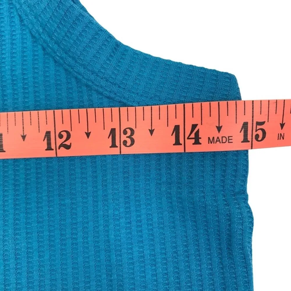 ARAMINTA JAMES Everyday Knit Tank Top Women 6/XS Blue Resort City Travel NWT - Image 9