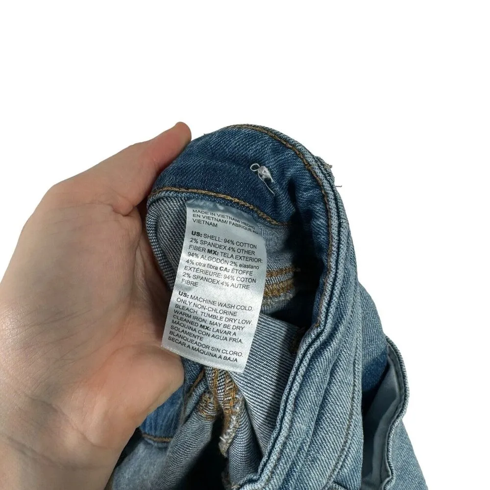 Chicos So Slimming Girlfriend Slim Leg Crop Jeans Light Wash Womens Size 00 US 2 - Image 6