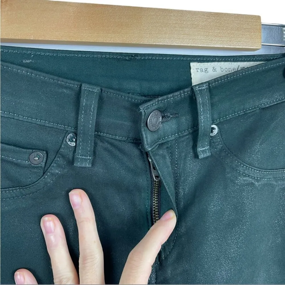 Rag & Bone Legging Jean Coated Green Revolve 24 - Image 7