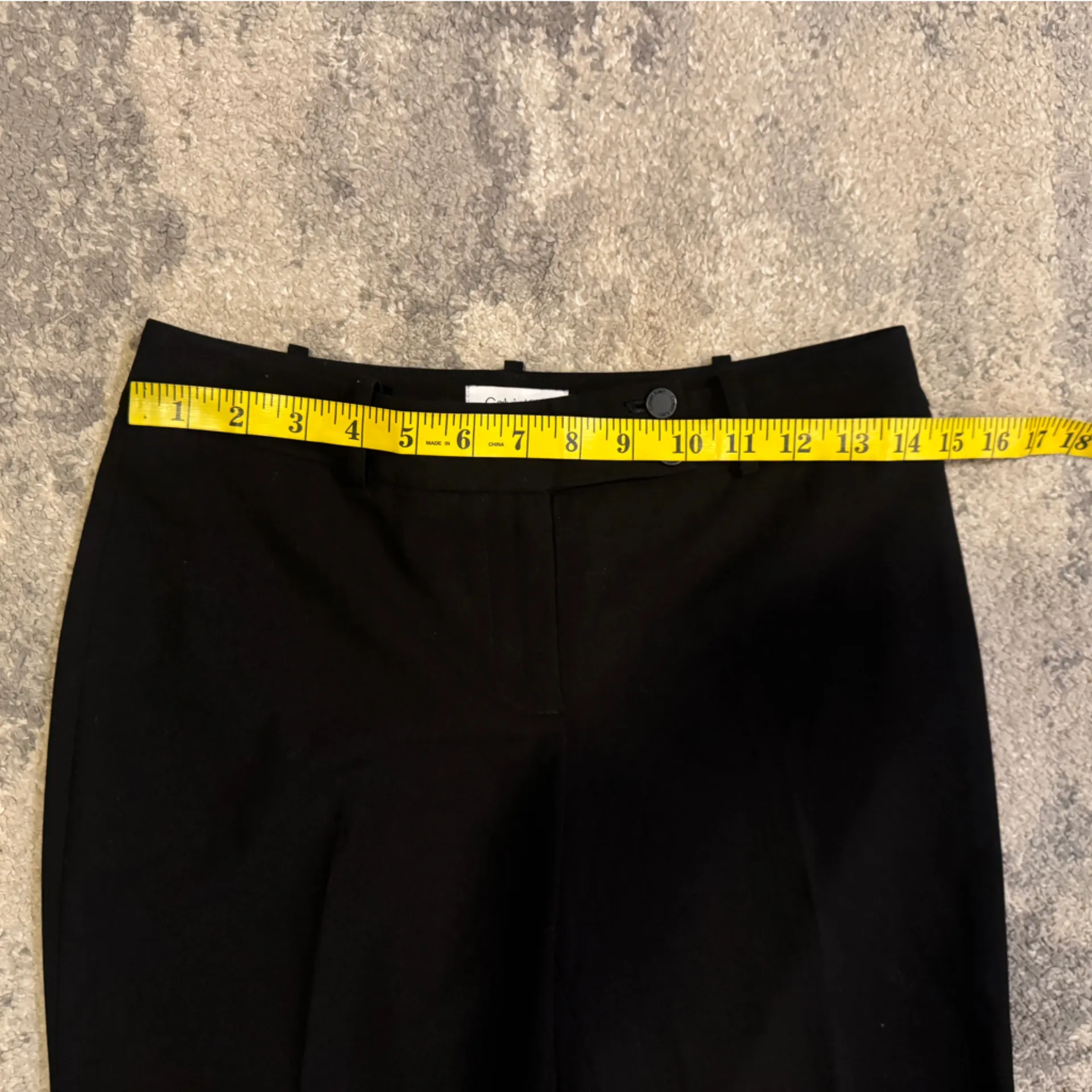 Calvin Klein Black Flare Dress Pants - Image 5