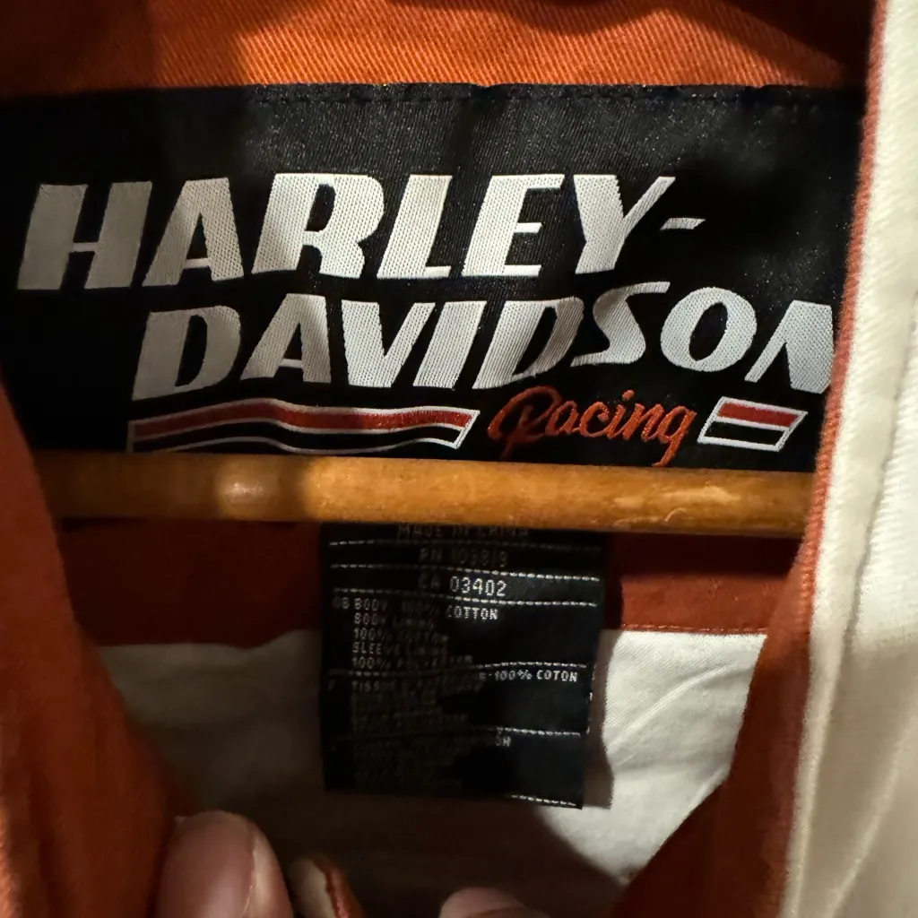 Harley Davidson Jacket Screamin Eagle Flames AOP Women's Size XL‎ C - Image 3