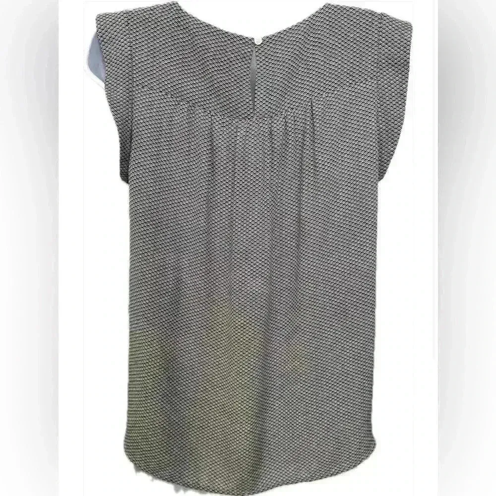 Loft Ann Taylor Black and White Blouse (51) - Image 2