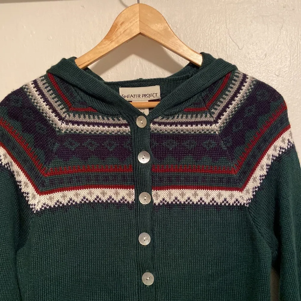 Sweater Project Fair Isle Hooded Sweater - Image 2