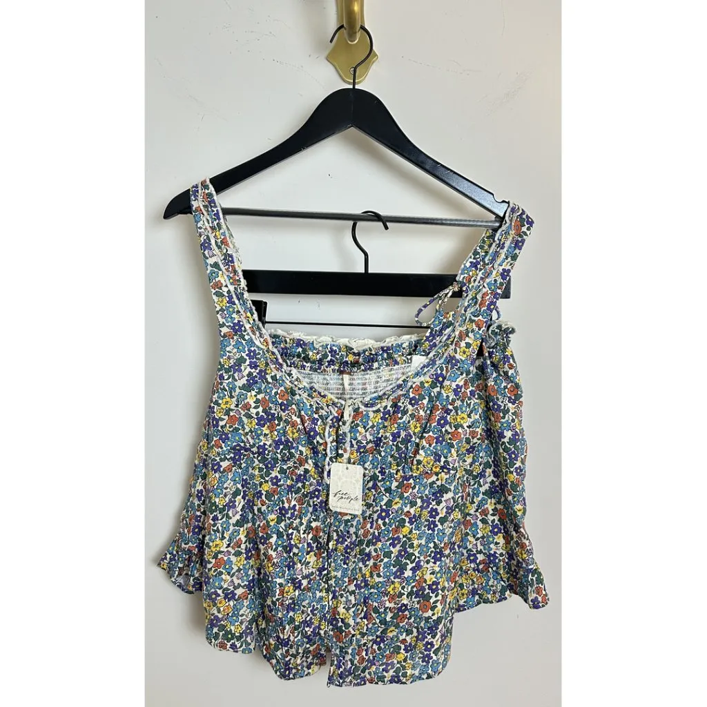FREE PEOPLE Ellia Printed Set in Primary Combo Size Medium NWT - Image 4