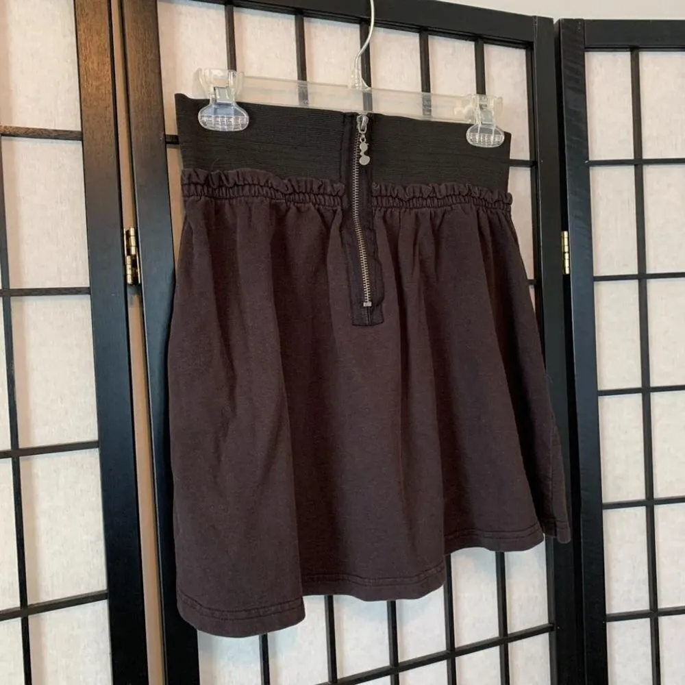 Kensie Mini Skirt Elastic Waist Above the Knee Black X-Small - Image 7