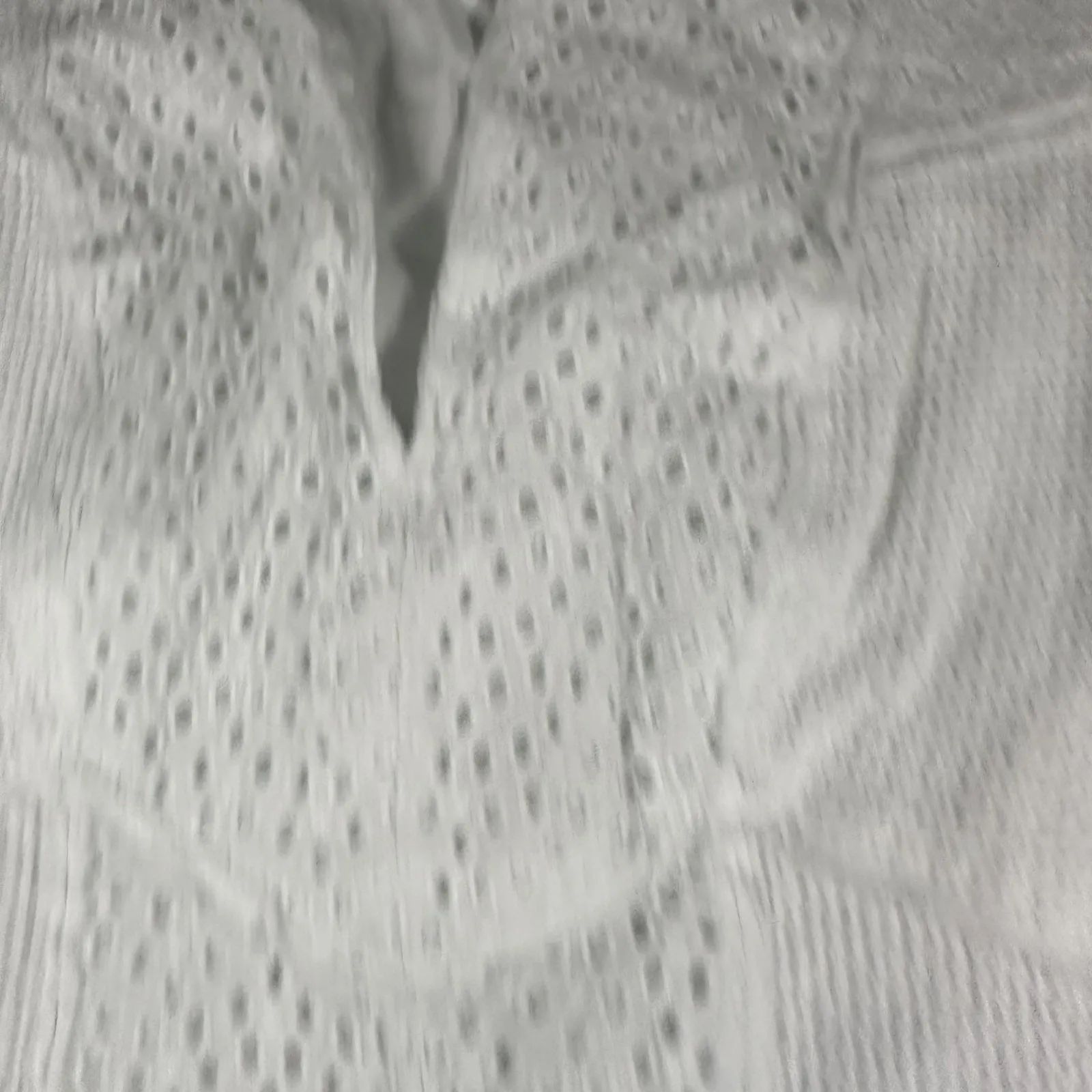 BCBGMAXAZRIA Darcy Dress Womens 0 White Lace Sheath 3/4 Bell Sleeve V Neck - Image 6