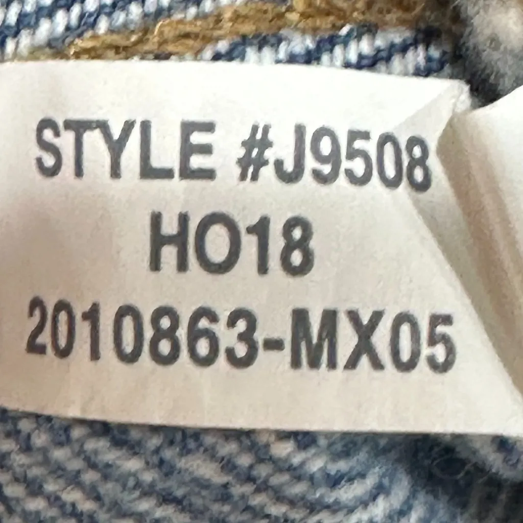 Madewell The Dadjean Light Wash Button Fly Relaxed Size 23 Cotton‎ 90's Straight - Image 9