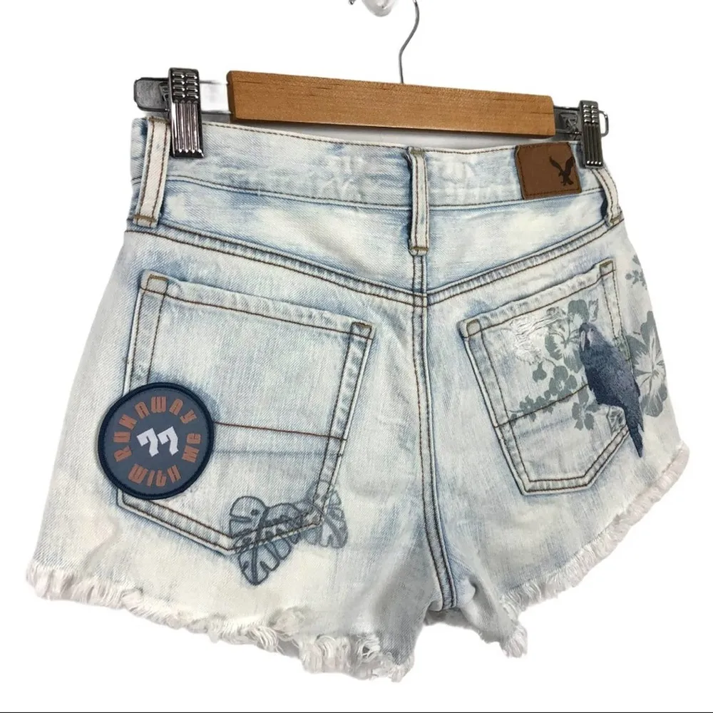 American Eagle Outfitters Vintage Hi-Rise Festival Boho Shorts Size 0 - Image 8