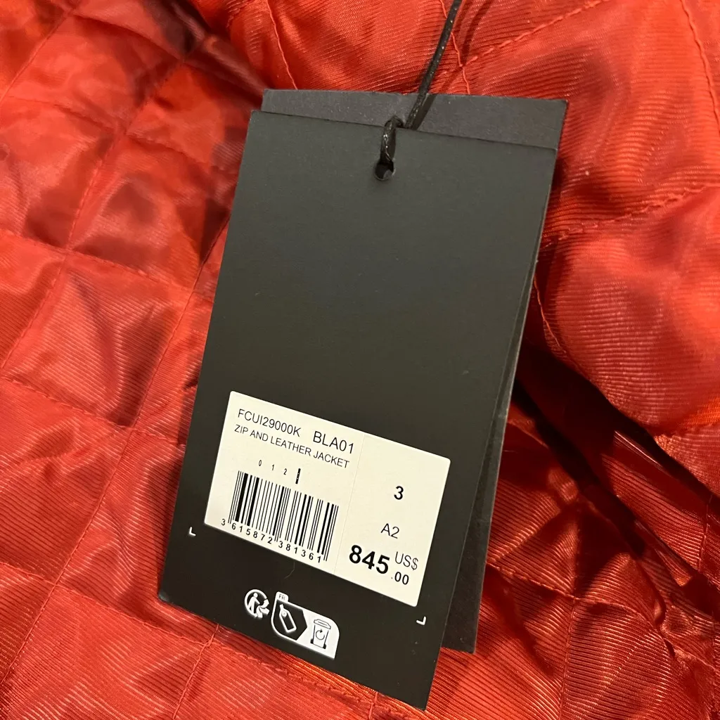 The Kooples Leather Moto Jacket – Black Color NEVER WORN – NWT – Size 3 (L) - Image 10