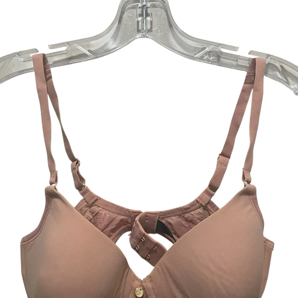 Natori Lace Molded Cup Bra Brown Tan Womens Size 34D Adjustable Straps - Image 4
