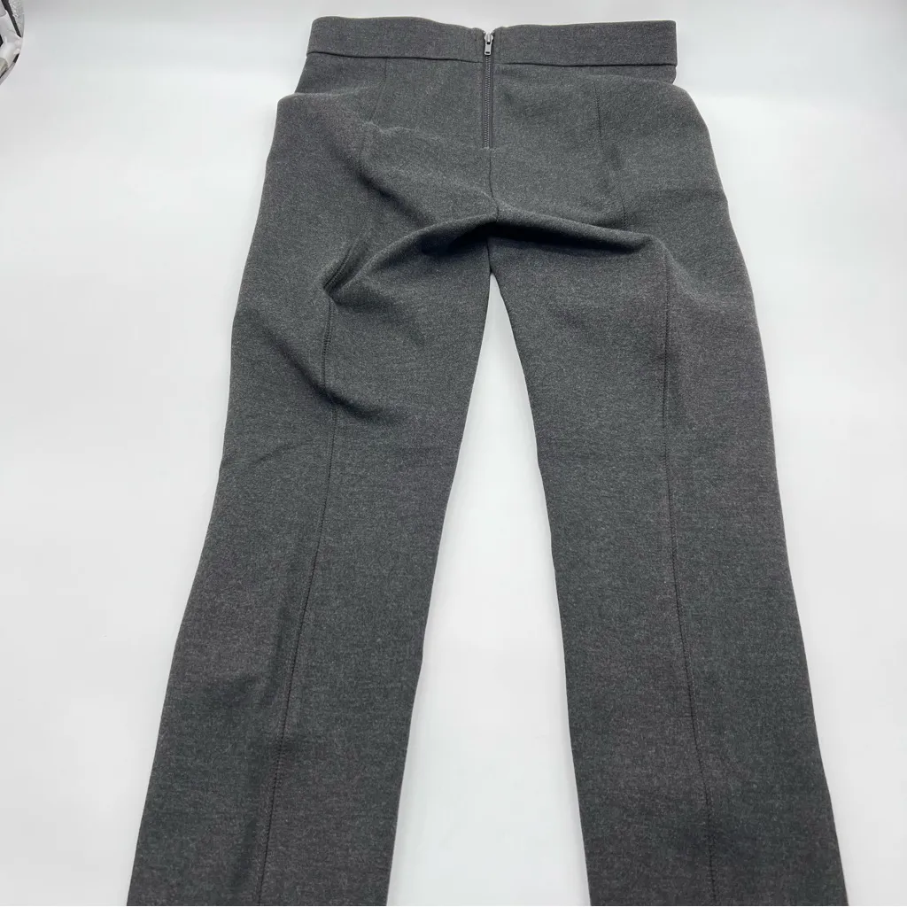 J. Crew Pixie Women’s Charcoal Gray Cigarette Pants w/Seams Down Back of Thighs - Image 5