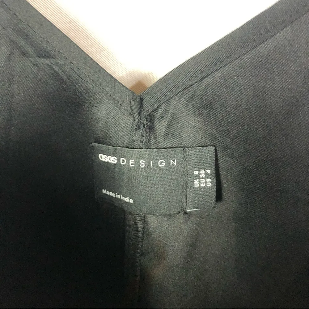 ASOS Design Black Midi Cami Slip Dress 4 - Image 49