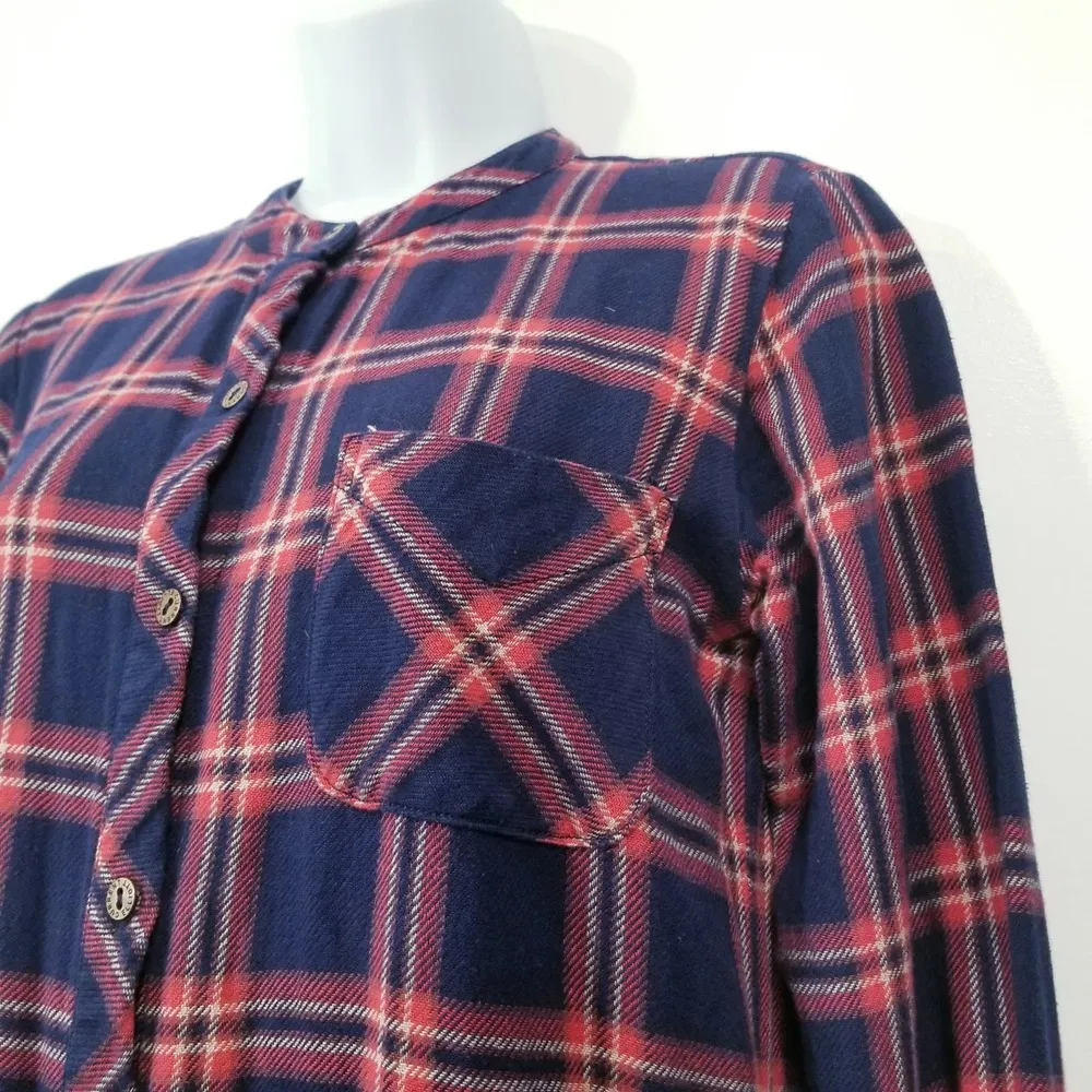 Current/Elliott Plaid Flannel Dress - Image 3