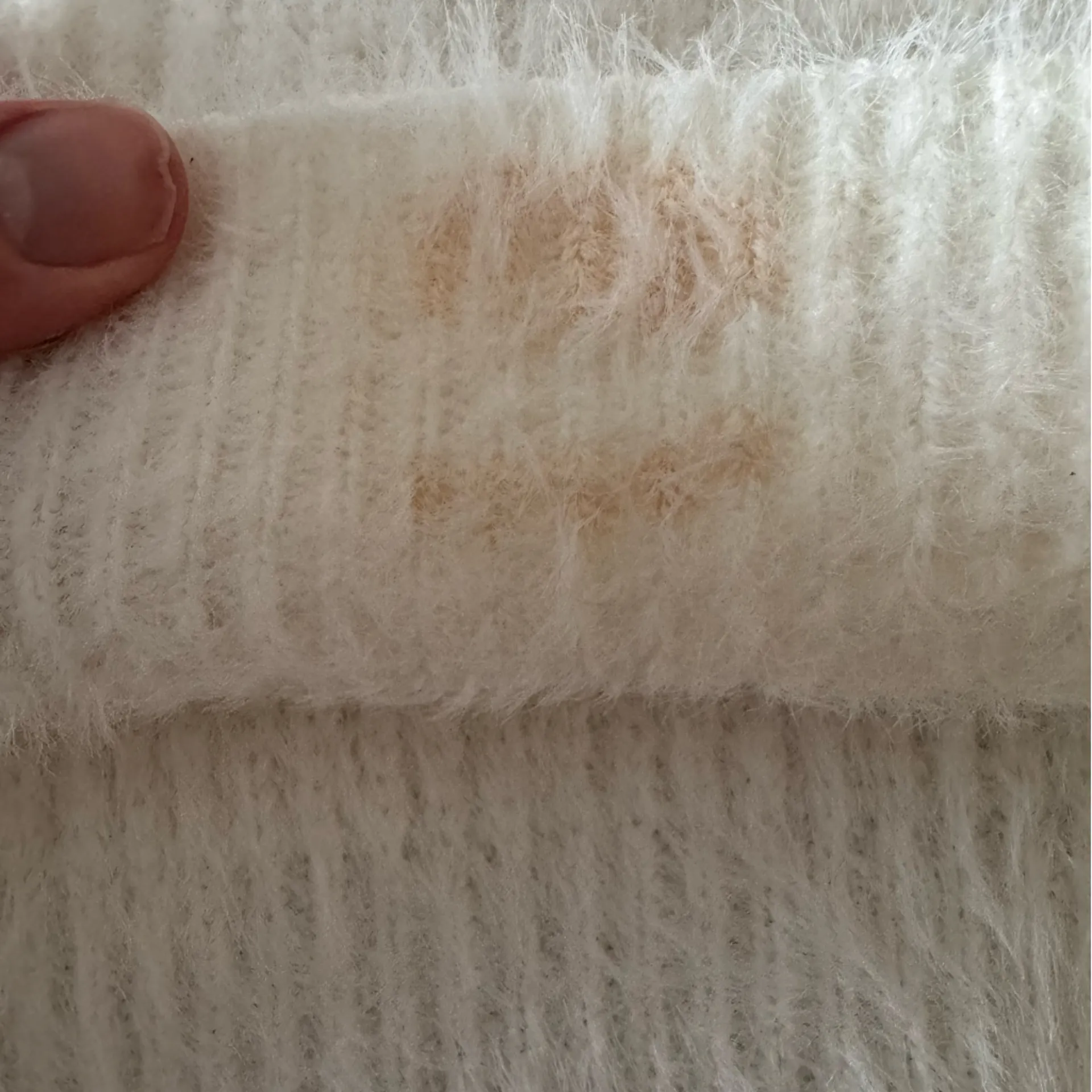 YLLW Fuzzy Keyhole Sweater Size L - Image 8